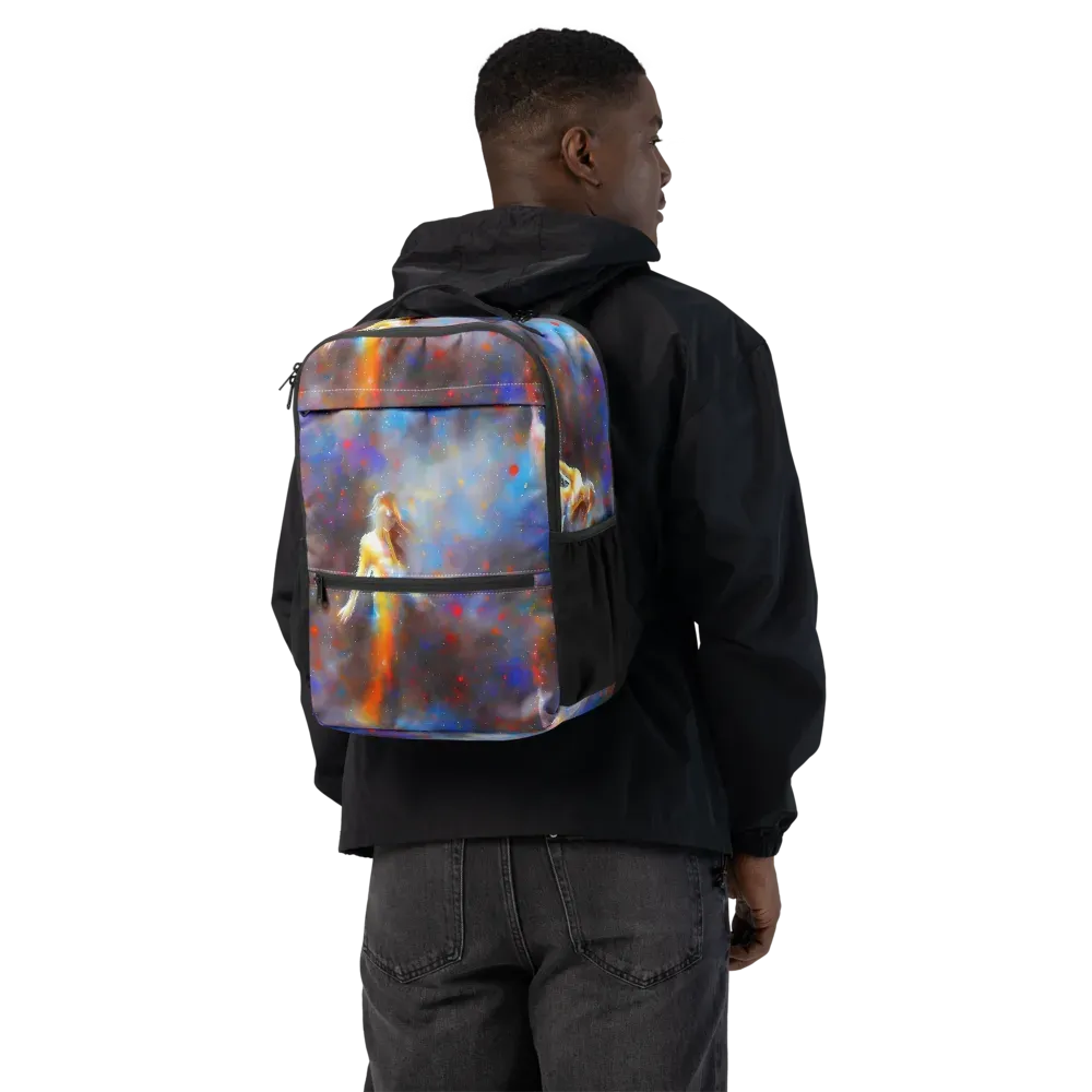 Impressionist Drift on Utility Backpack — Back