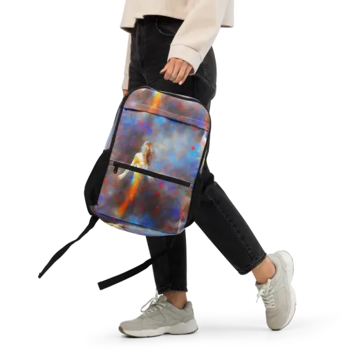 Impressionist Drift on a Utility Backpack