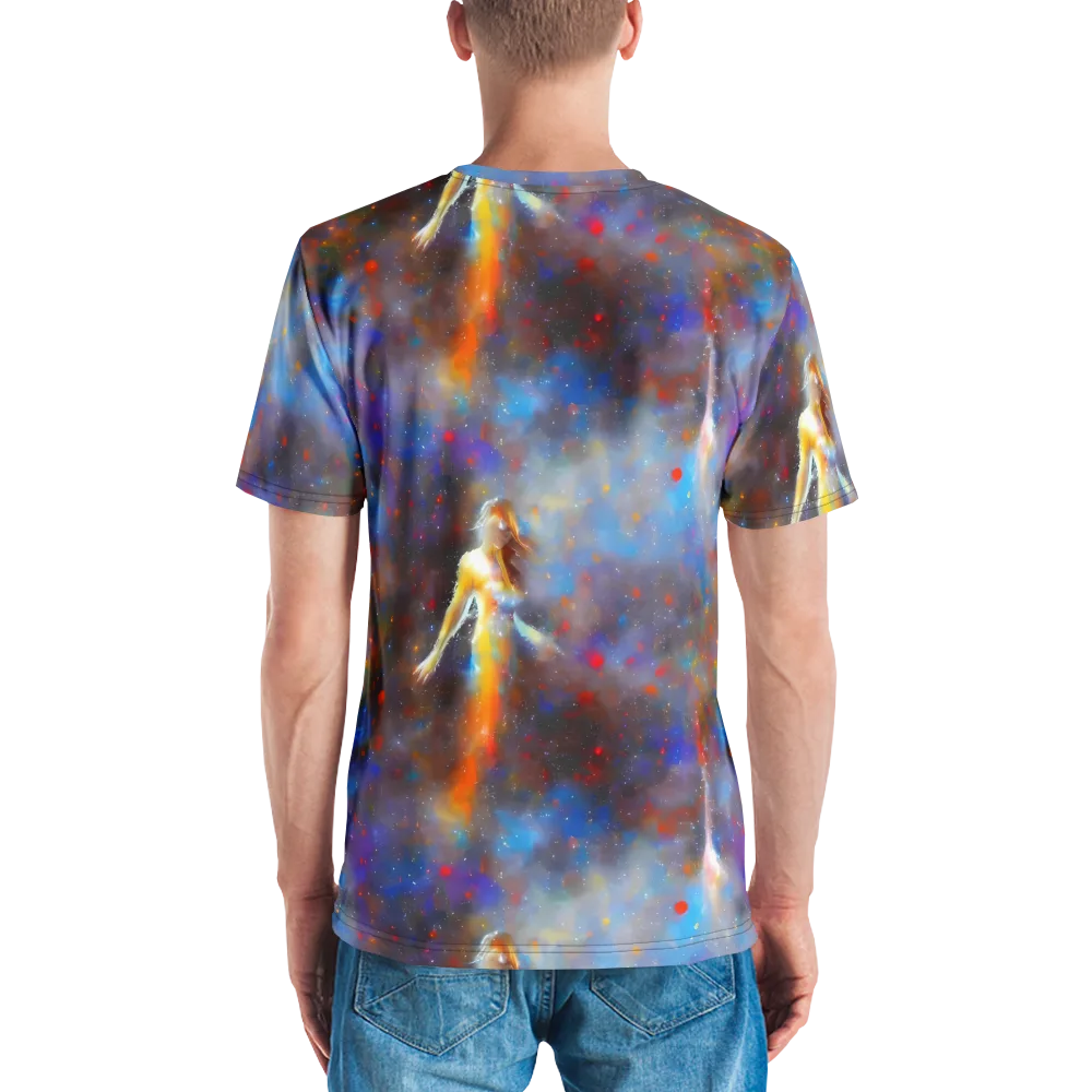 Impressionist Drift on Men's Crew Neck T-Shirt — Back