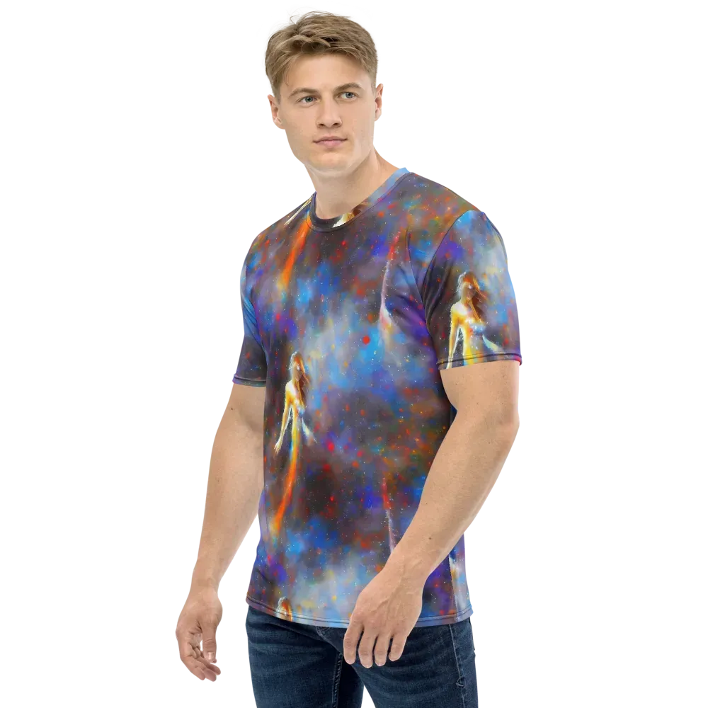 Impressionist Drift on Men's Crew Neck T-Shirt — Left