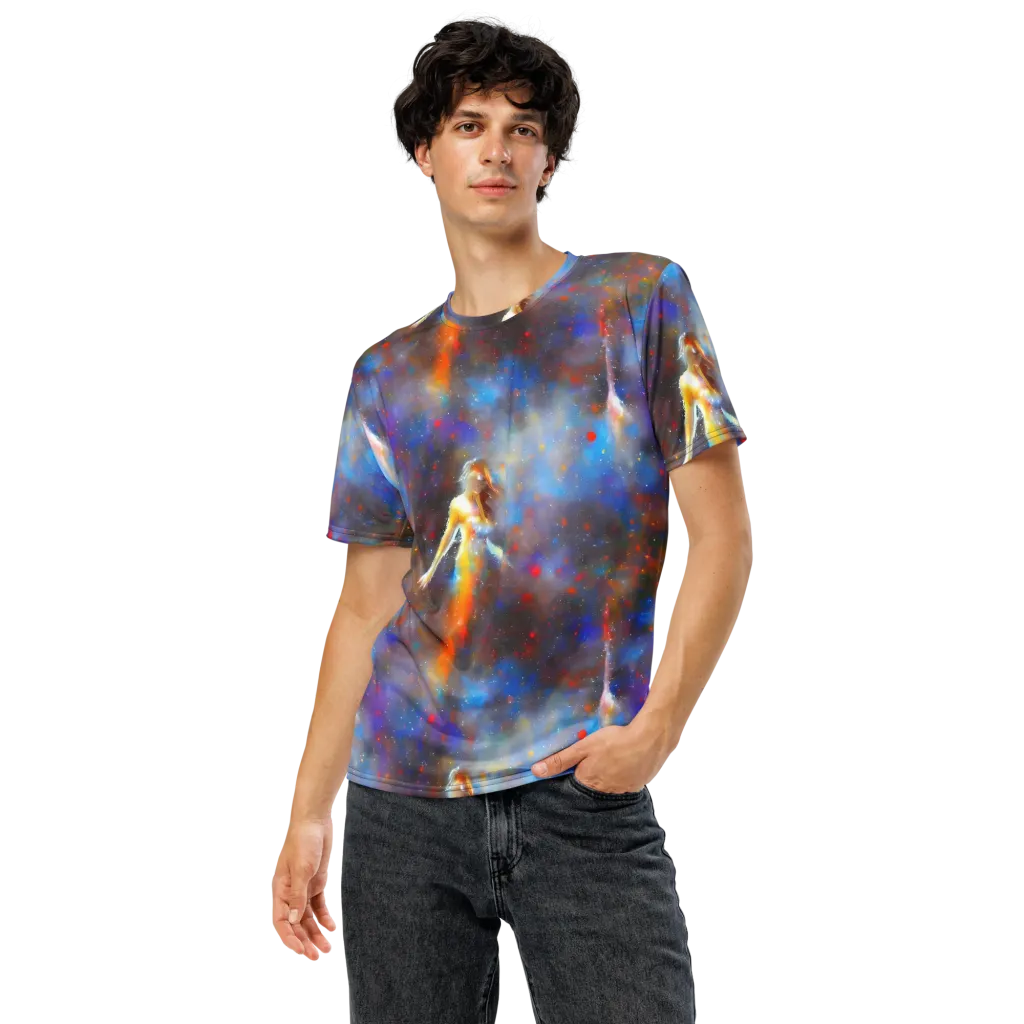 Impressionist Drift on Men's Crew Neck T-Shirt — Front