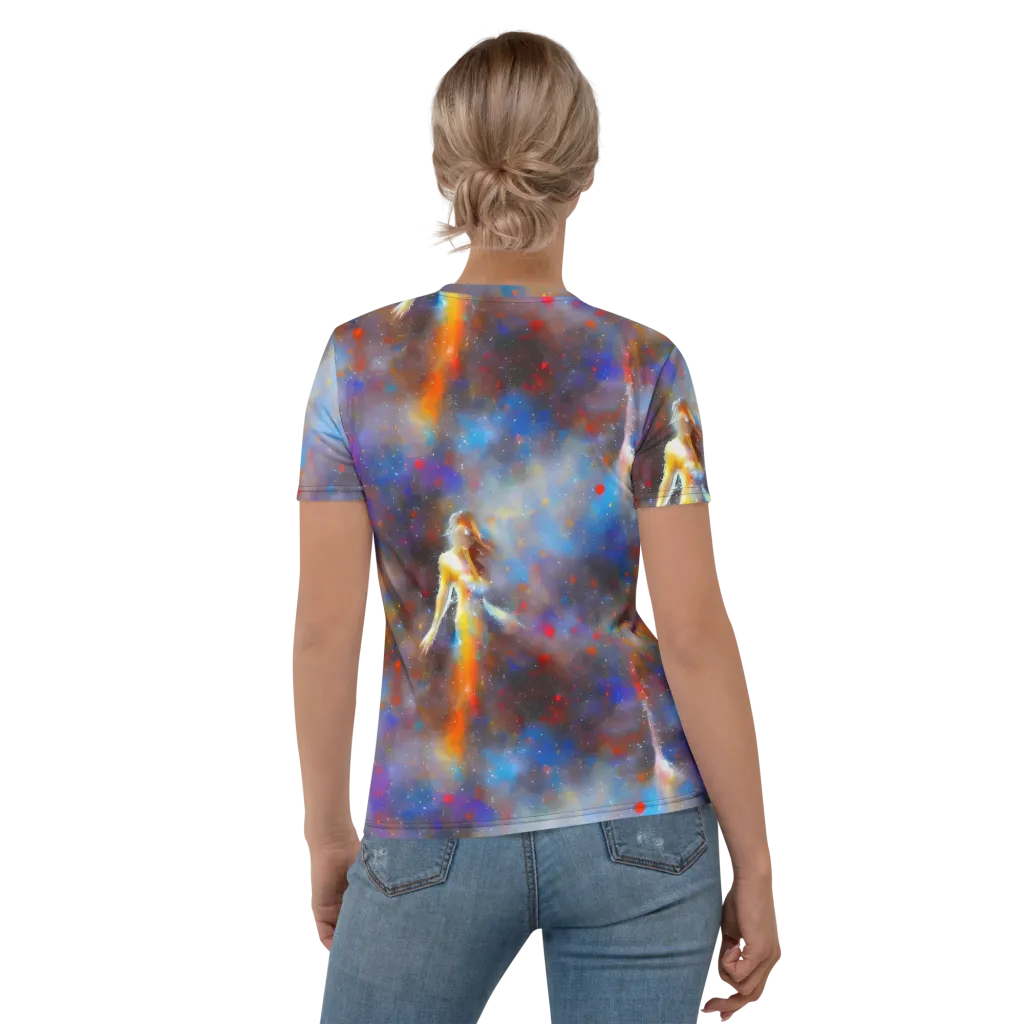 Impressionist Drift on Women's Crew Neck T-Shirt — Back