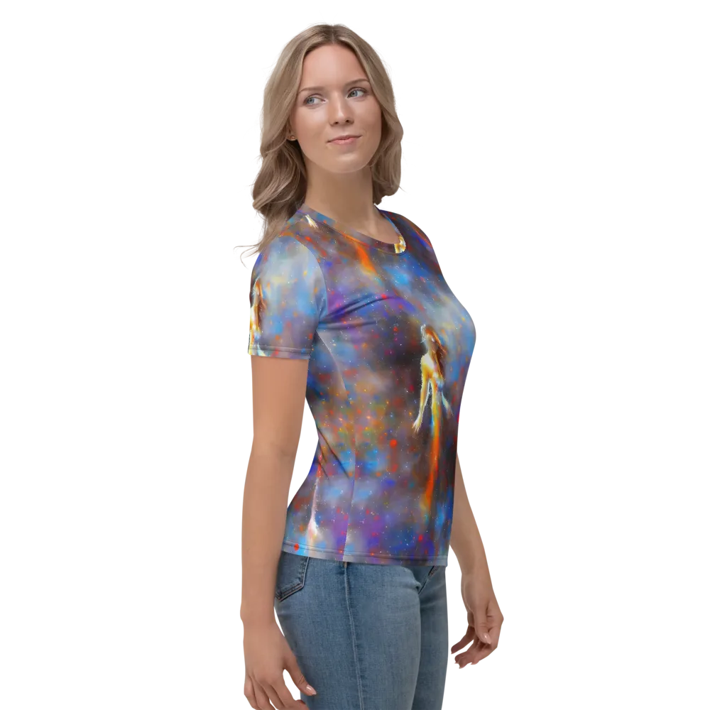Impressionist Drift on Women's Crew Neck T-Shirt — Right