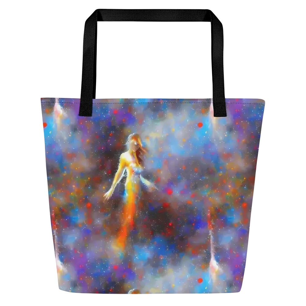 Impressionist Drift on Large Tote Bag W/ Pocket — Front