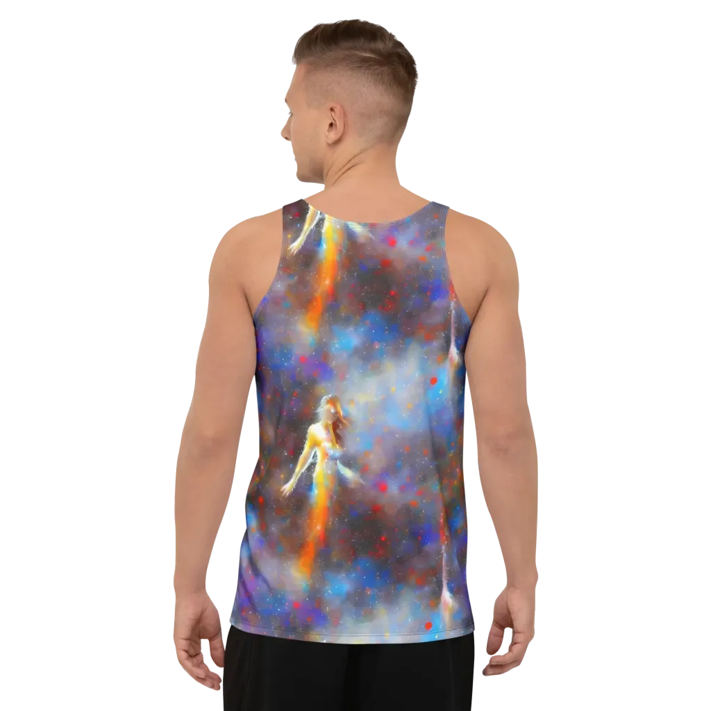Impressionist Drift on Men's Tank Top — Back