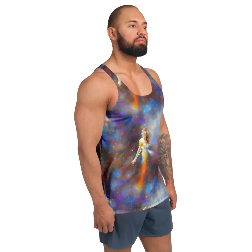 Impressionist Drift on Men's Tank Top — Right Front