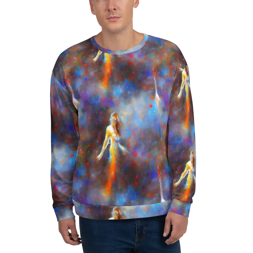 Impressionist Drift on Sweatshirt — Front