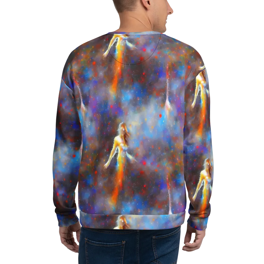 Impressionist Drift on Sweatshirt — Back