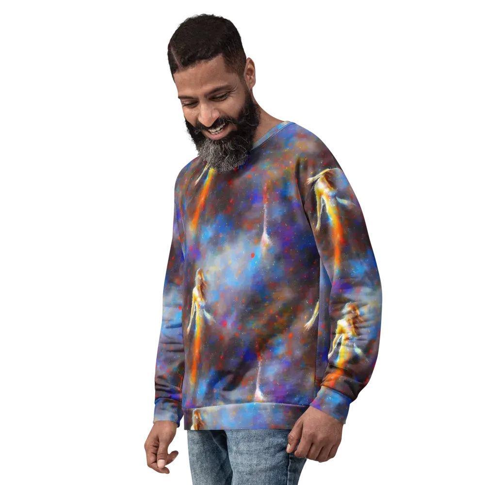 Impressionist Drift on Sweatshirt — Left Front