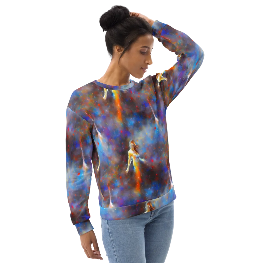 Impressionist Drift on Sweatshirt — Right Front