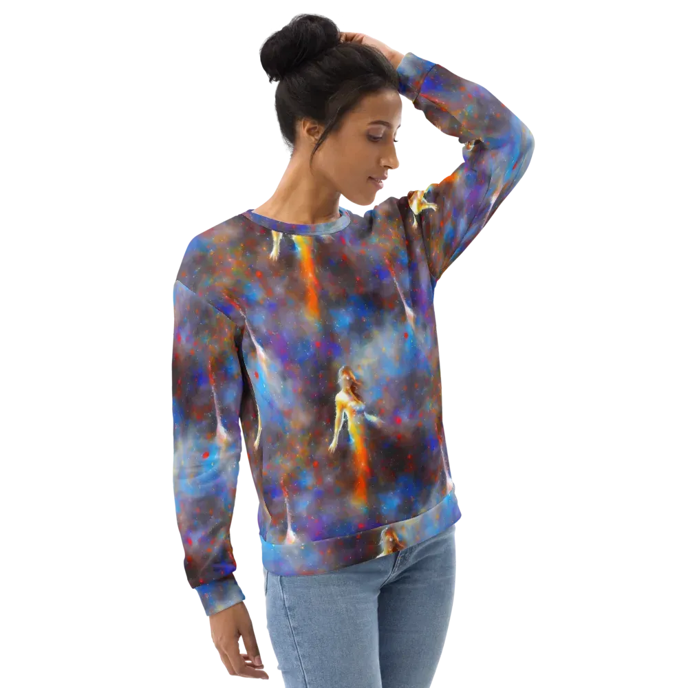 Impressionist Drift on Sweatshirt — Right Front