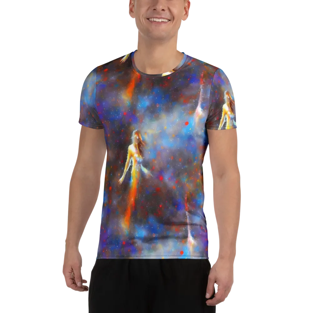 Impressionist Drift on Men's Athletic T-Shirt — Front