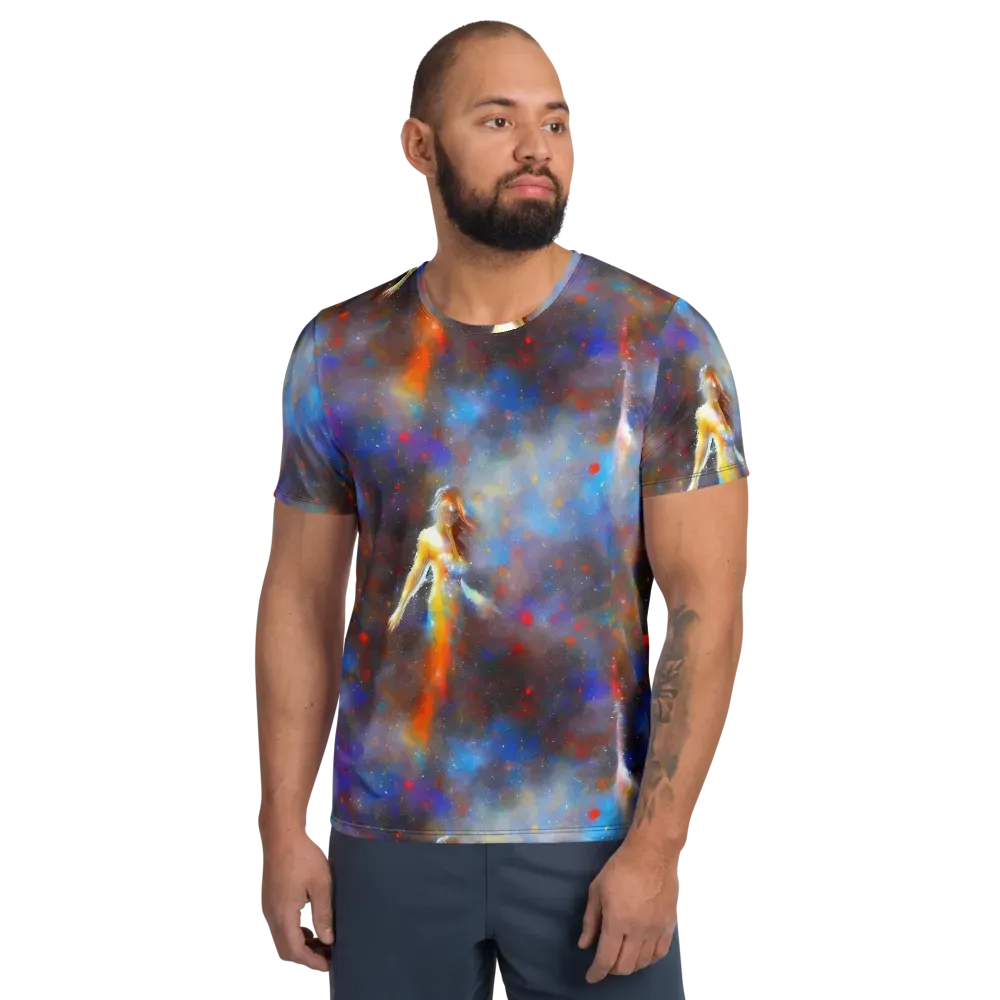 Impressionist Drift on Men's Athletic T-Shirt — Front