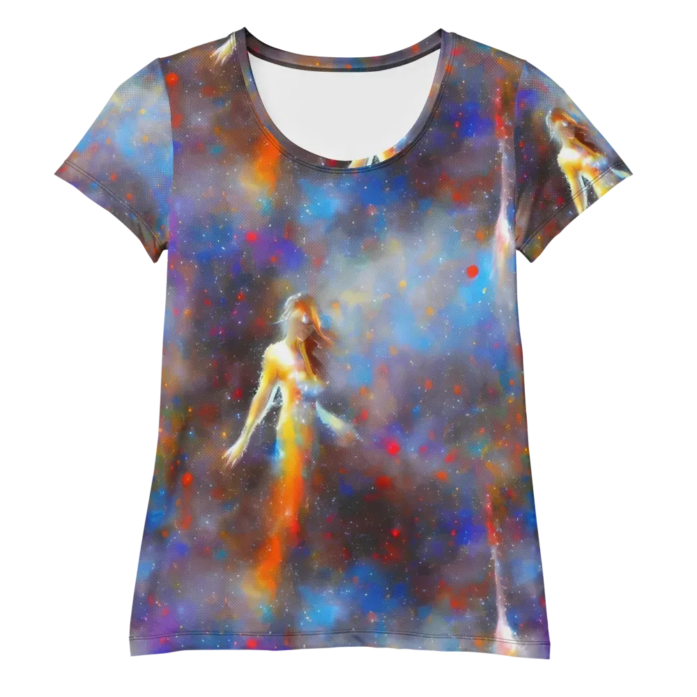 Impressionist Drift on Women's Athletic T-Shirt — Front