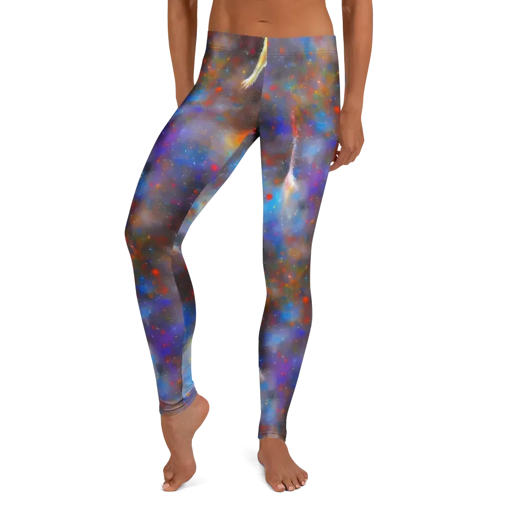 Impressionist Drift on Leggings — Front