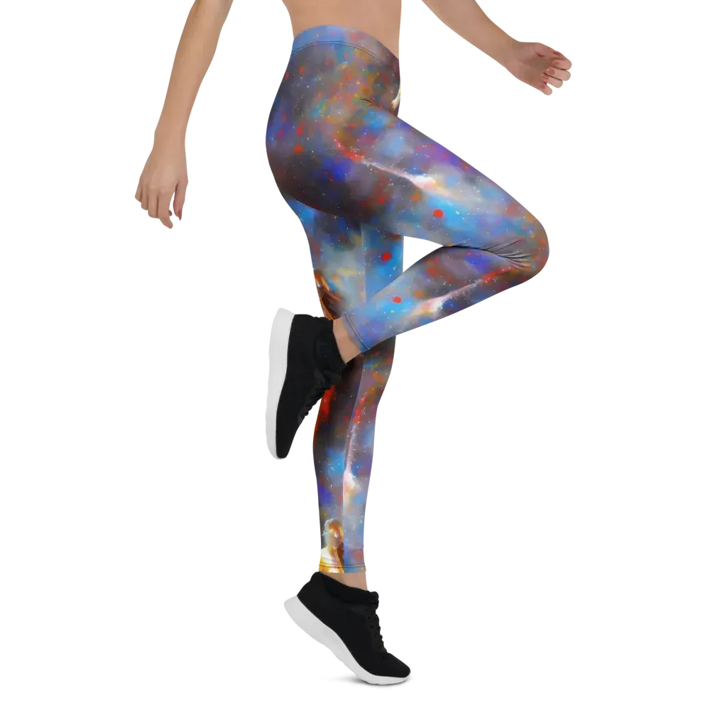 Impressionist Drift on Leggings — Right