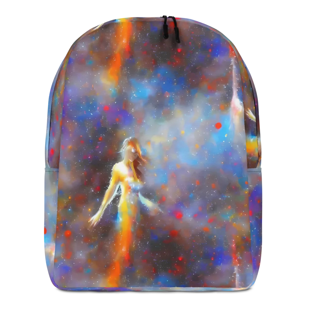 Impressionist Drift on Minimalist Backpack — Front