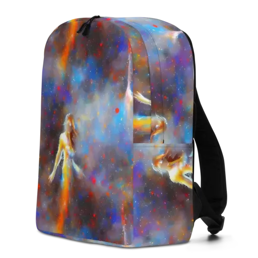 Impressionist Drift on a Minimalist Backpack