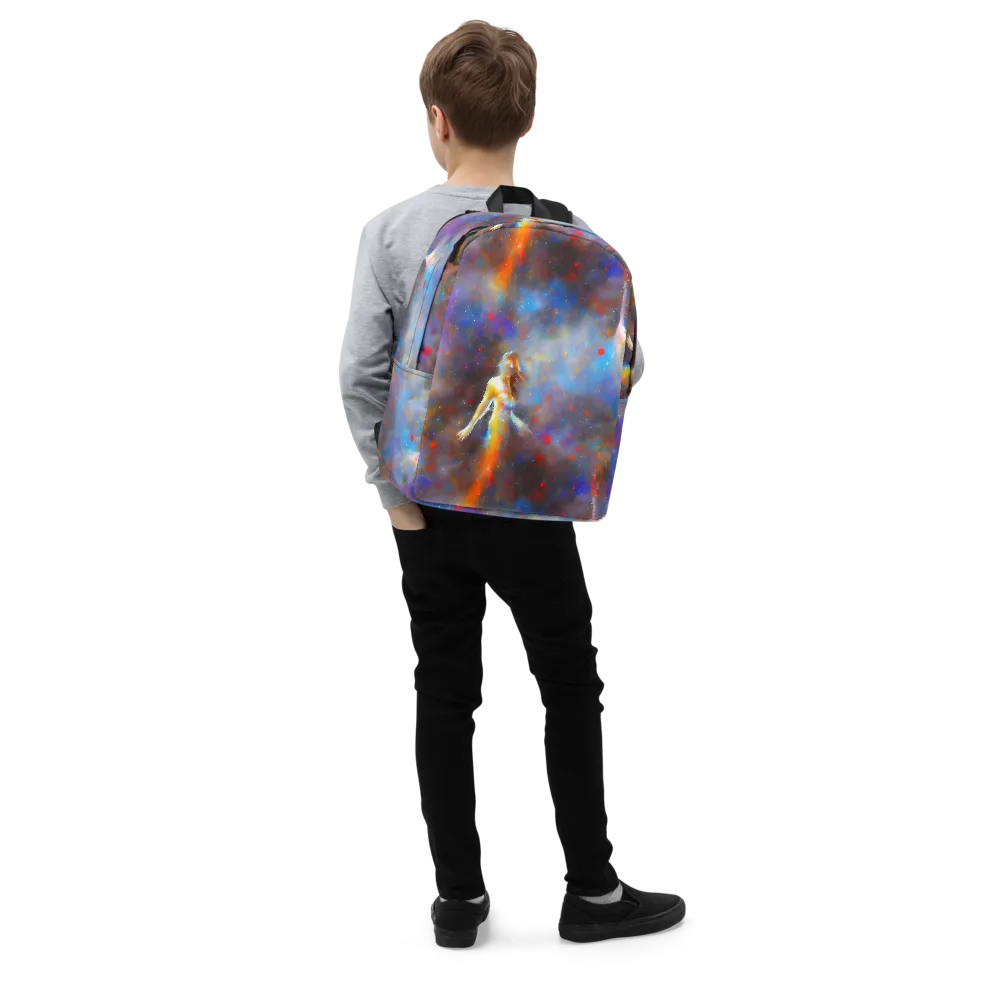 Impressionist Drift on Minimalist Backpack — Right Front