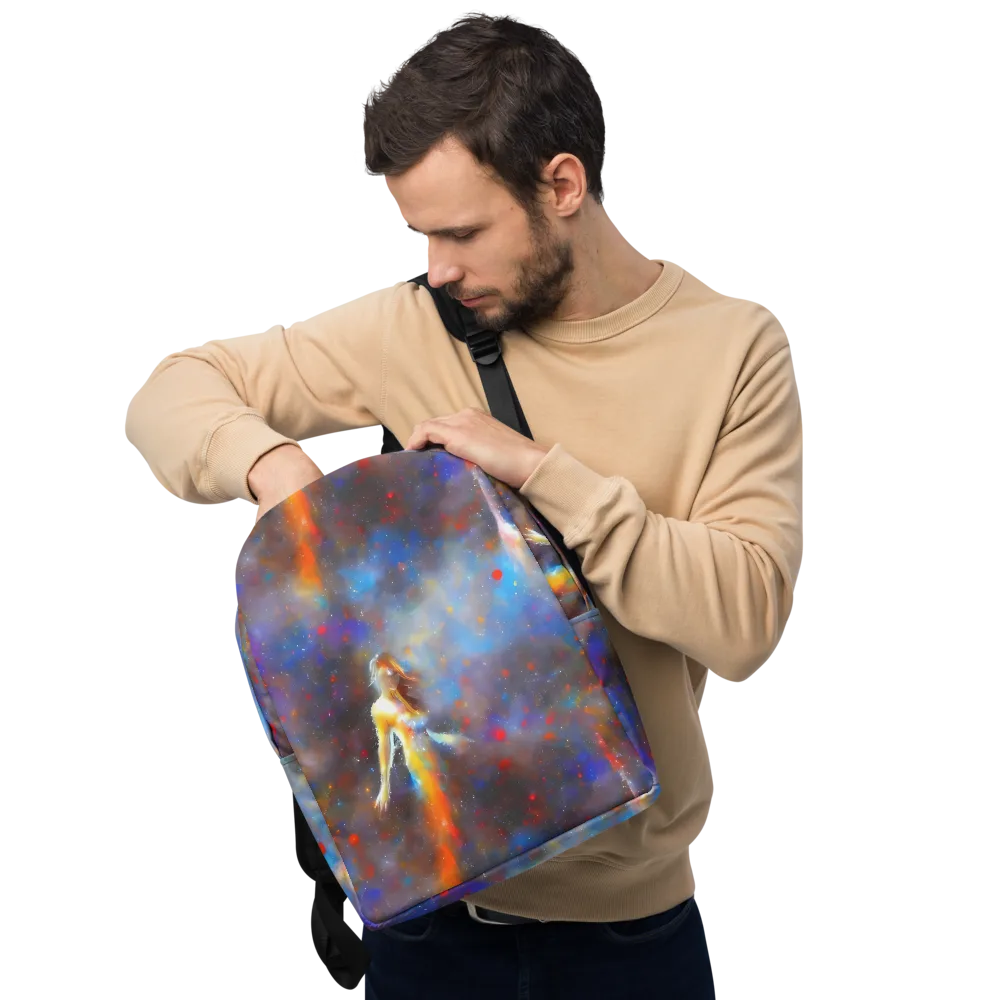 Impressionist Drift on Minimalist Backpack — Front