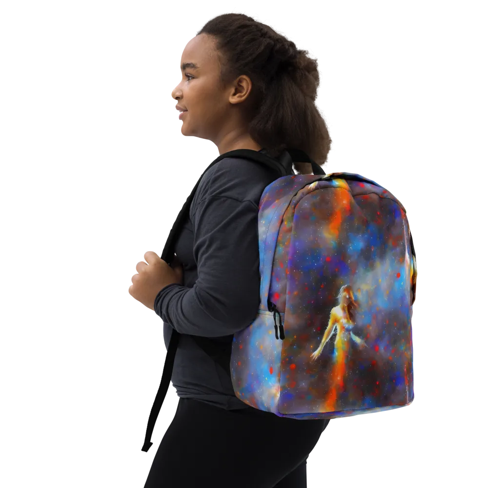 Impressionist Drift on Minimalist Backpack — Right Front