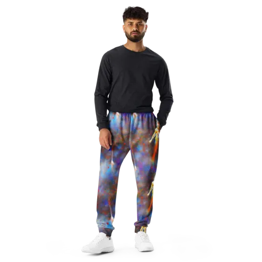 Impressionist Drift on a Men's Joggers