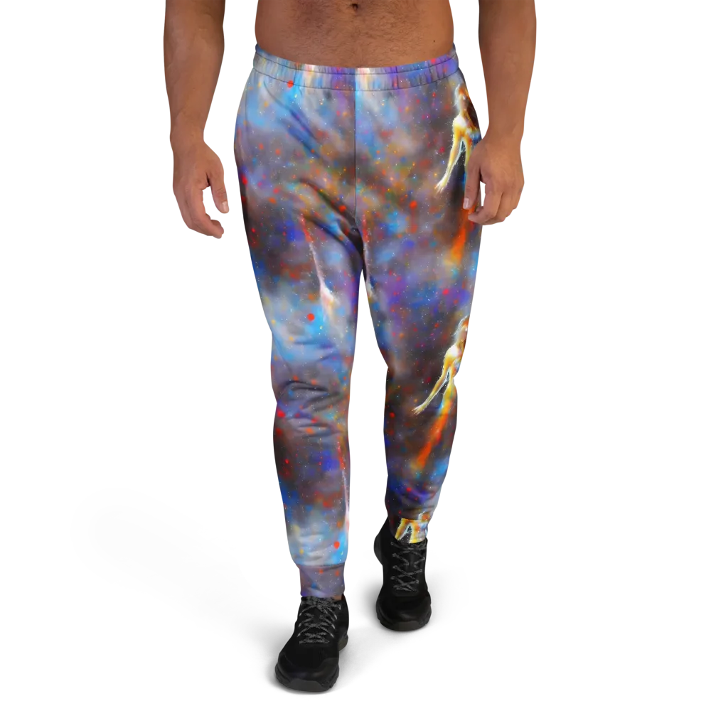 Impressionist Drift on Men's Joggers — Front