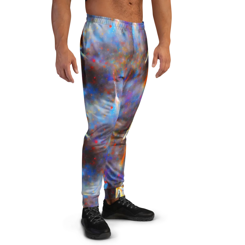 Impressionist Drift on Men's Joggers — Right