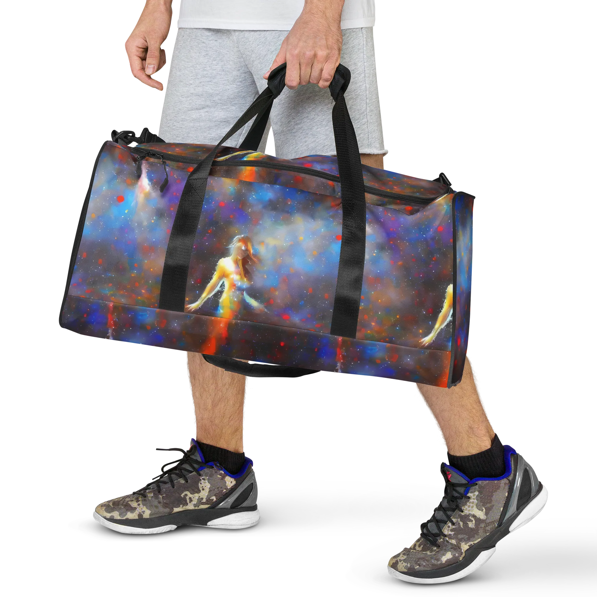 Impressionist Drift on Duffle Bag — Front