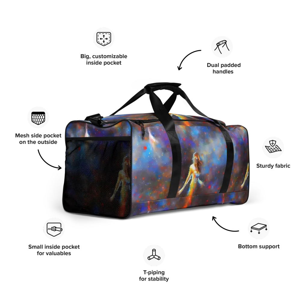 Impressionist Drift on Duffle Bag — Right Front