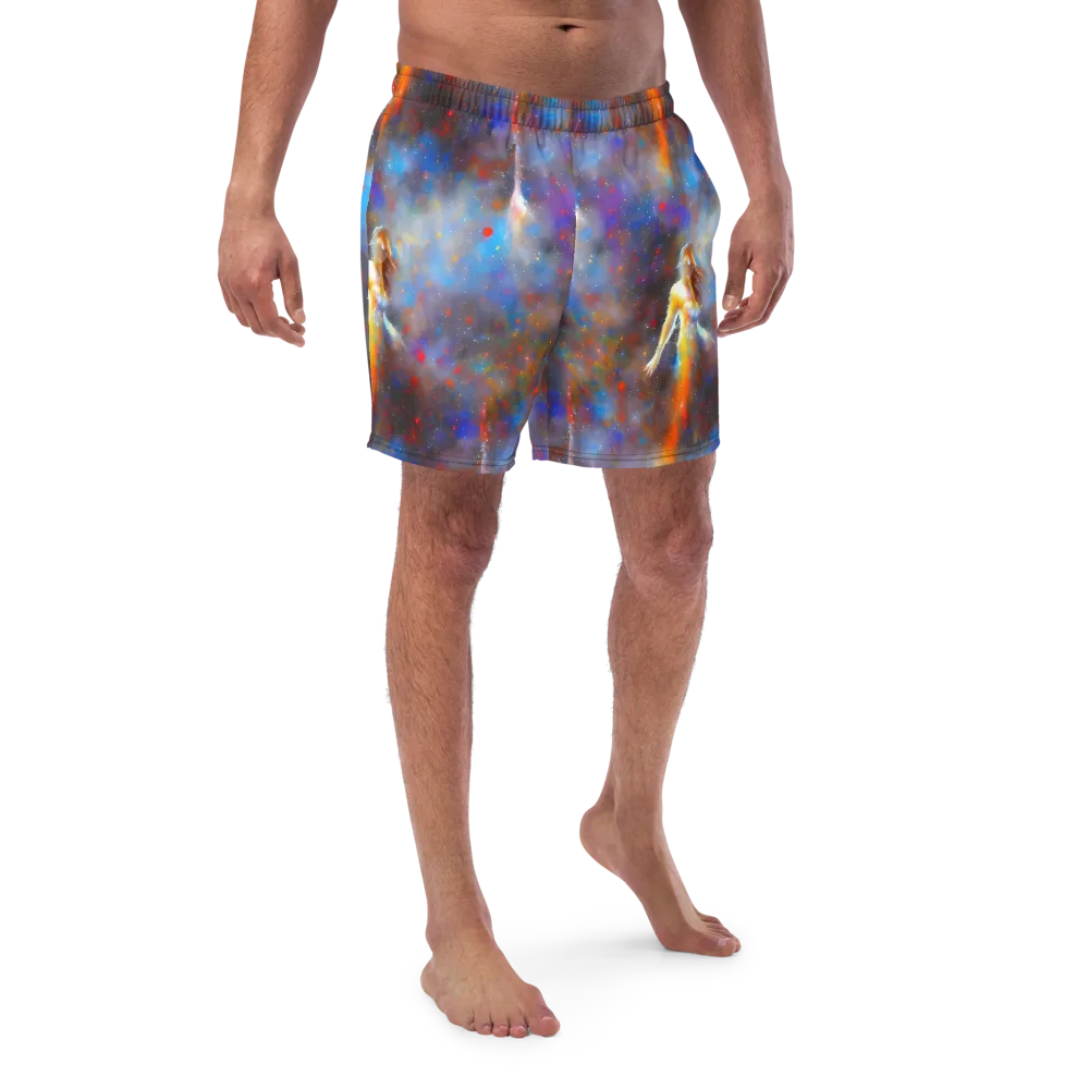 Impressionist Drift on Swim Trunks — Front