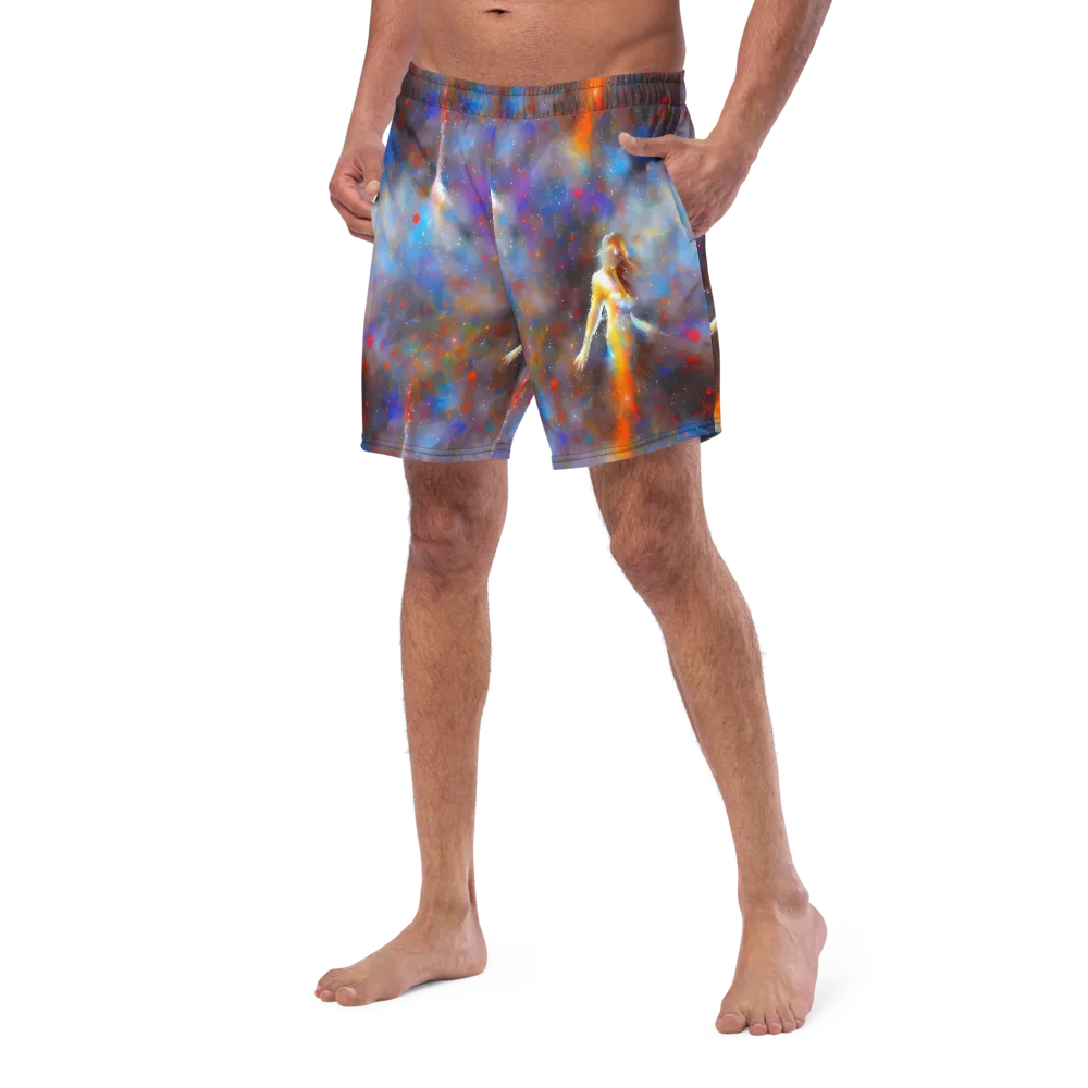 Impressionist Drift on Swim Trunks — Left Front