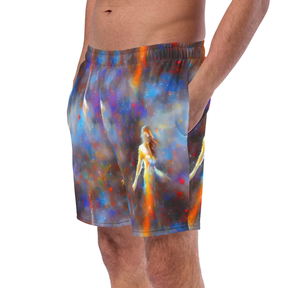 Impressionist Drift on Swim Trunks — Left Front