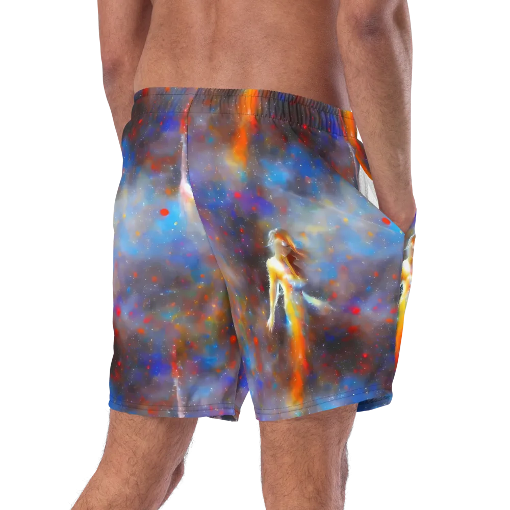 Impressionist Drift on Swim Trunks — Right Back