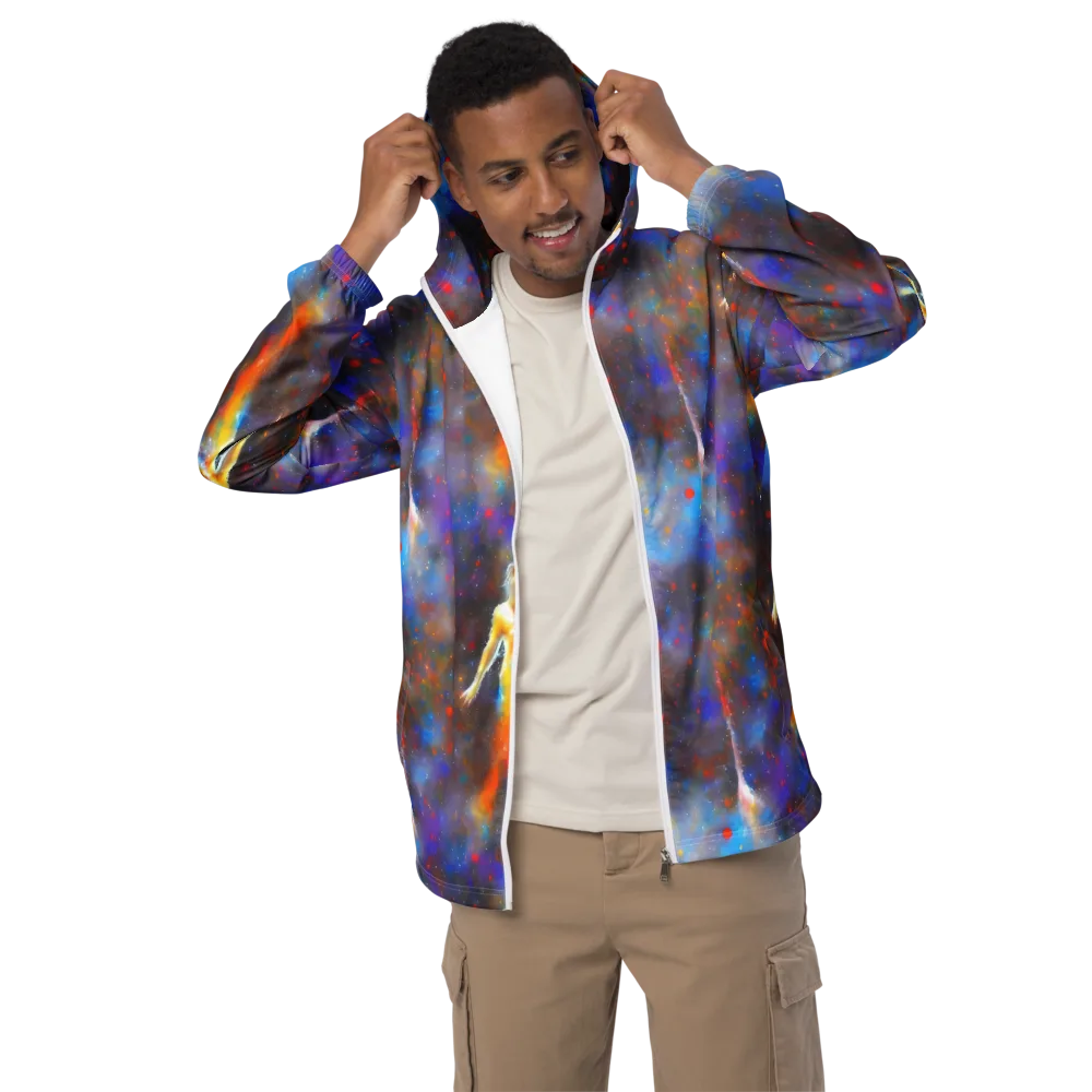 Impressionist Drift on Men's Windbreaker — Front