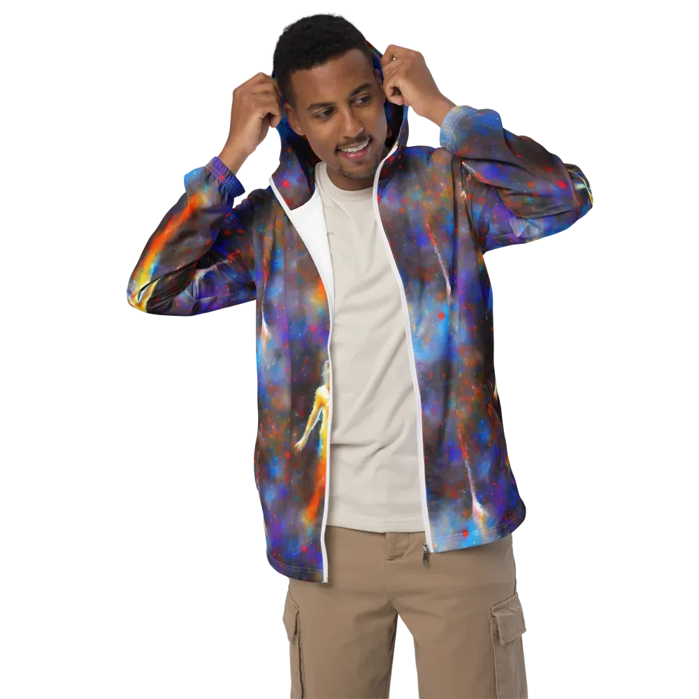 Impressionist Drift on Men's Windbreaker — Front