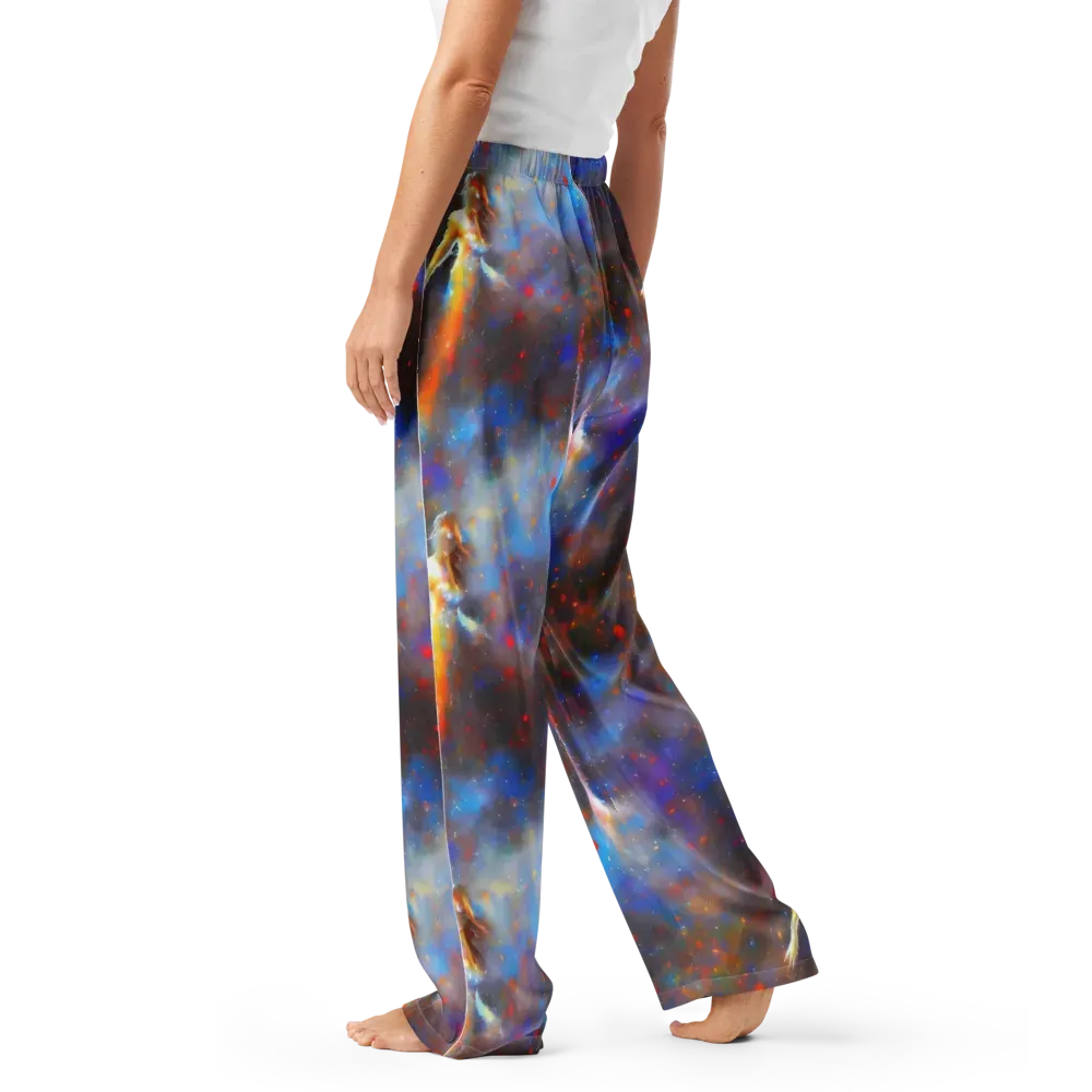 Impressionist Drift on Women's Pajama Pants — Left