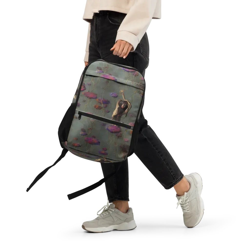 Ethereal Bloom on Utility Backpack — Front