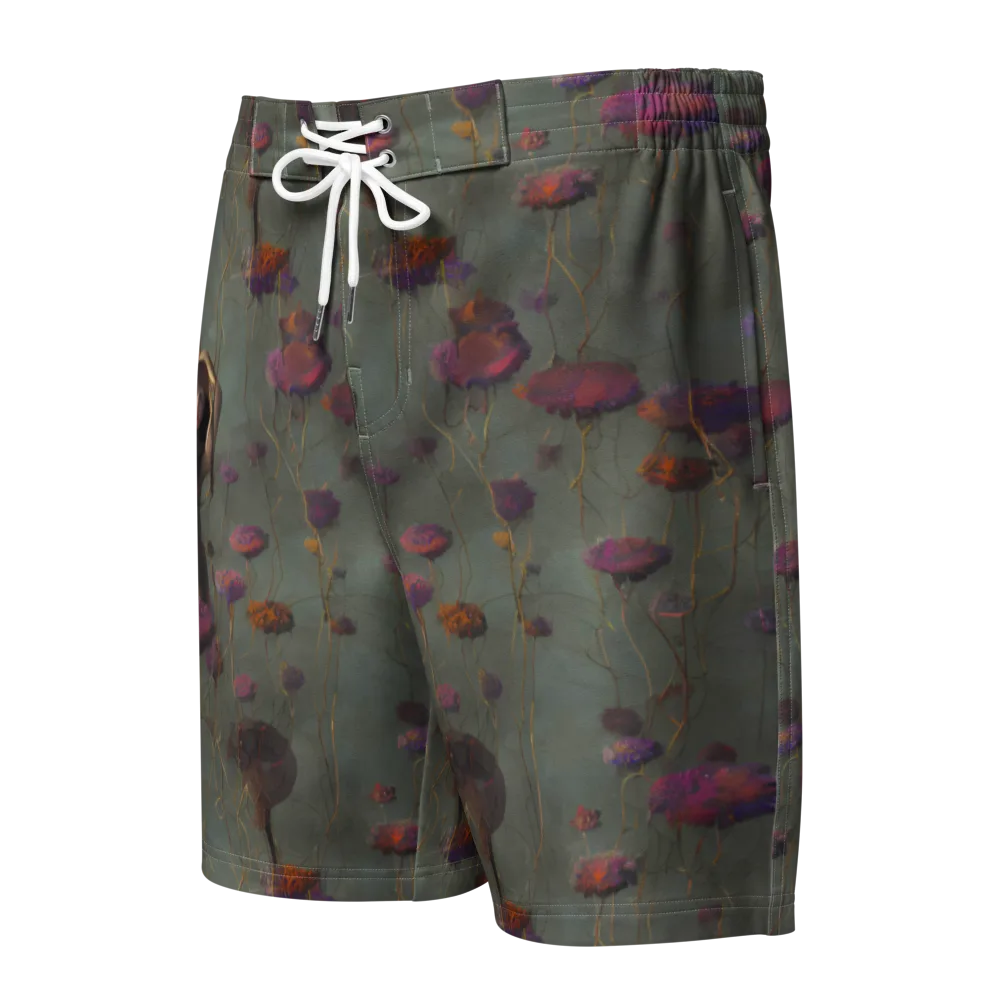 Ethereal Bloom on Men's Board Shorts — Front