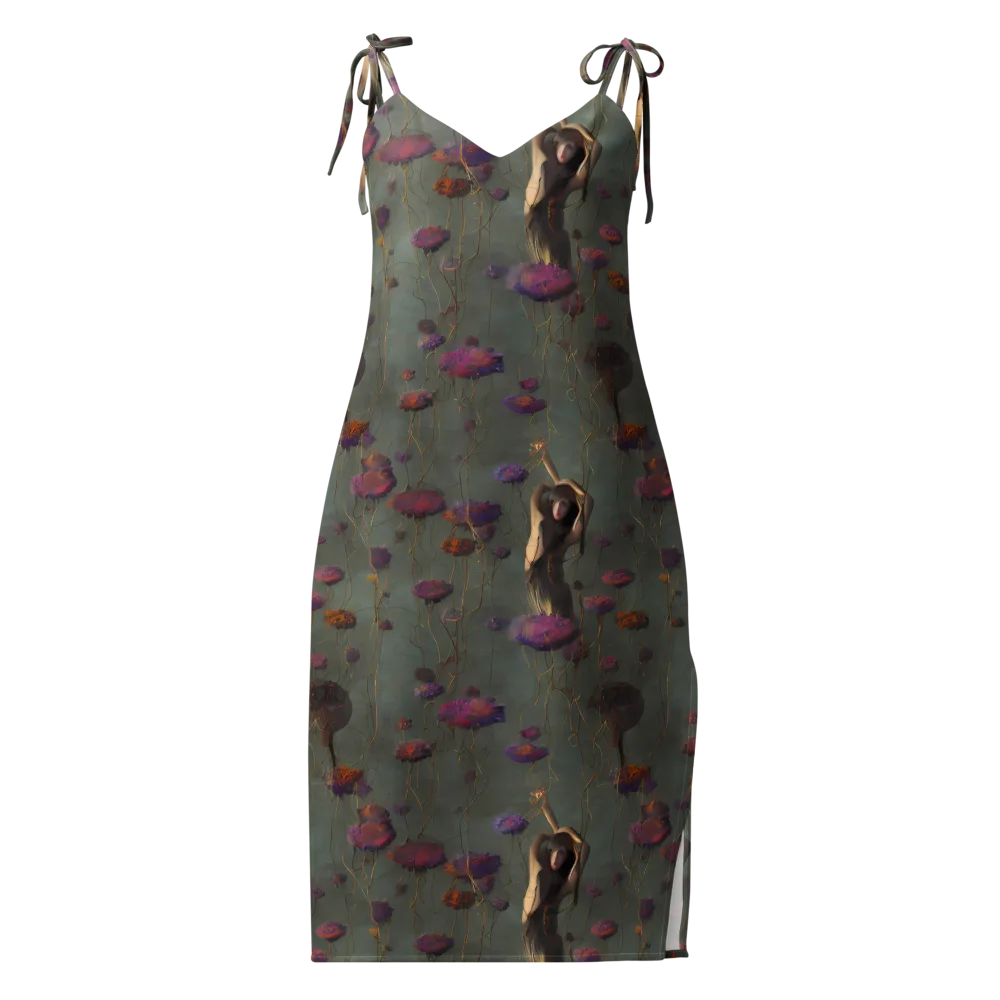Ethereal Bloom on Slip Dress — Front