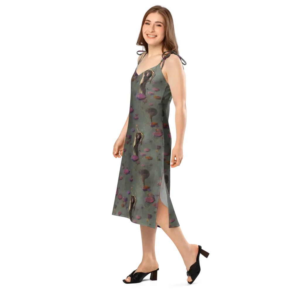 Ethereal Bloom on Slip Dress — Left Front