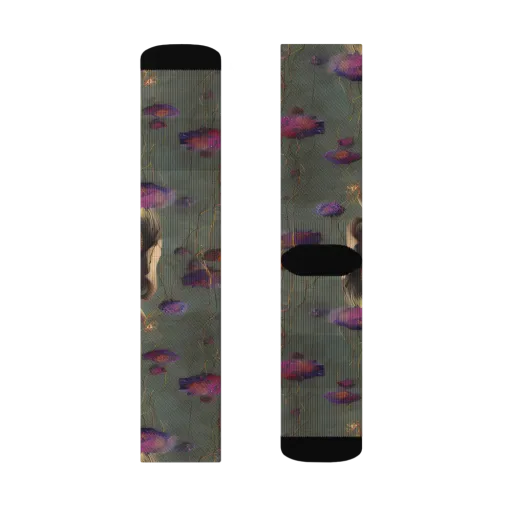 Ethereal Bloom on a Socks