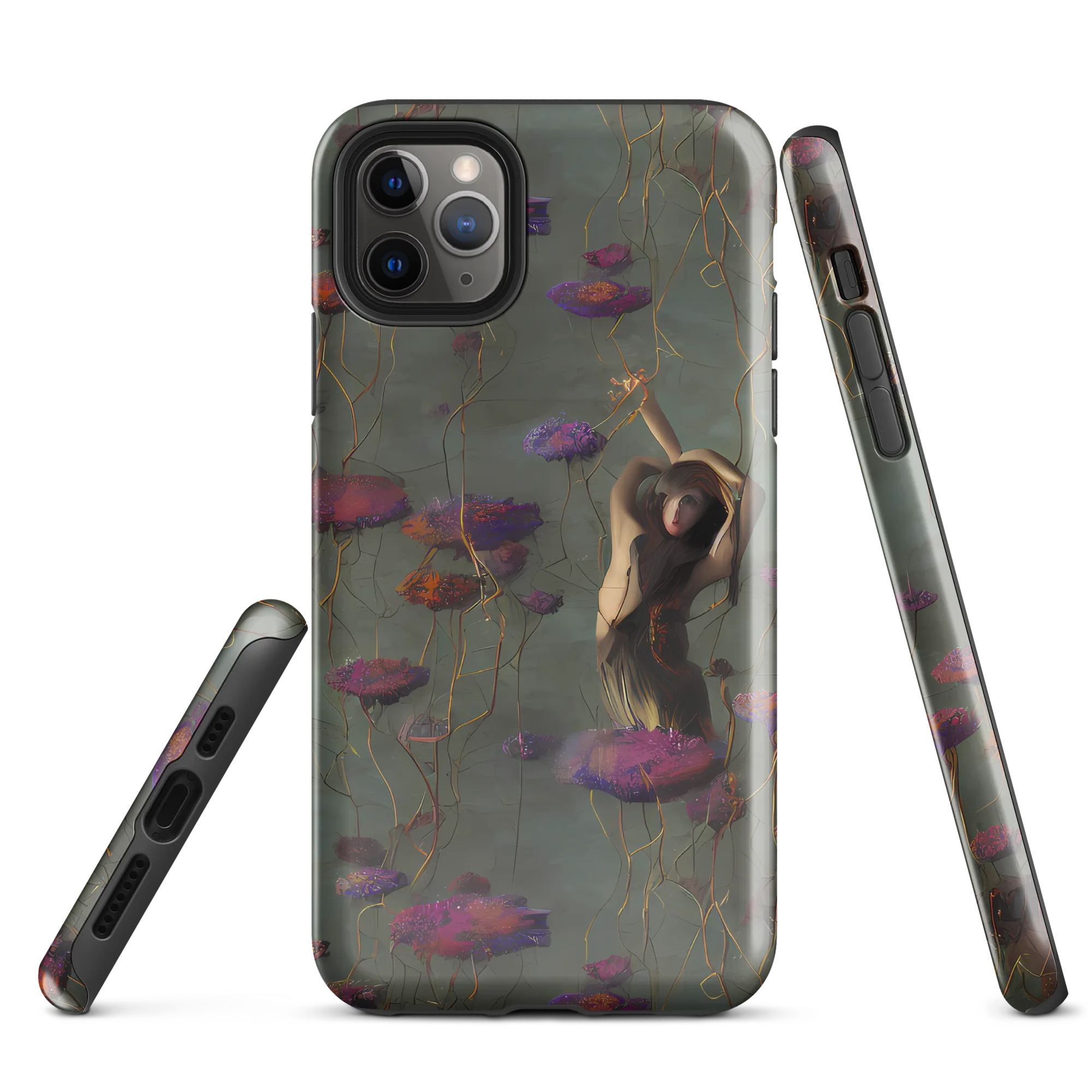 Ethereal Bloom on Tough Case for iPhone® — Front