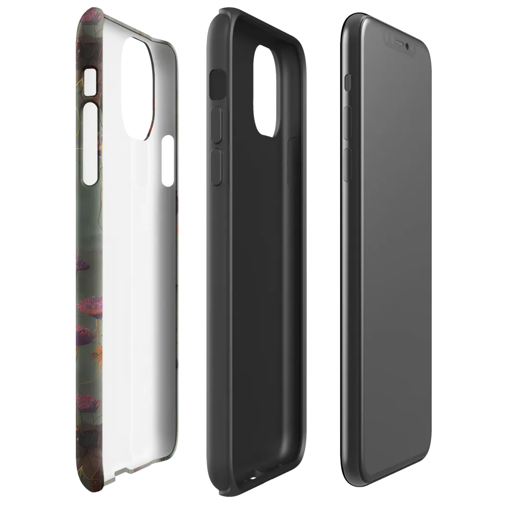 Ethereal Bloom on Tough Case for iPhone® — Right