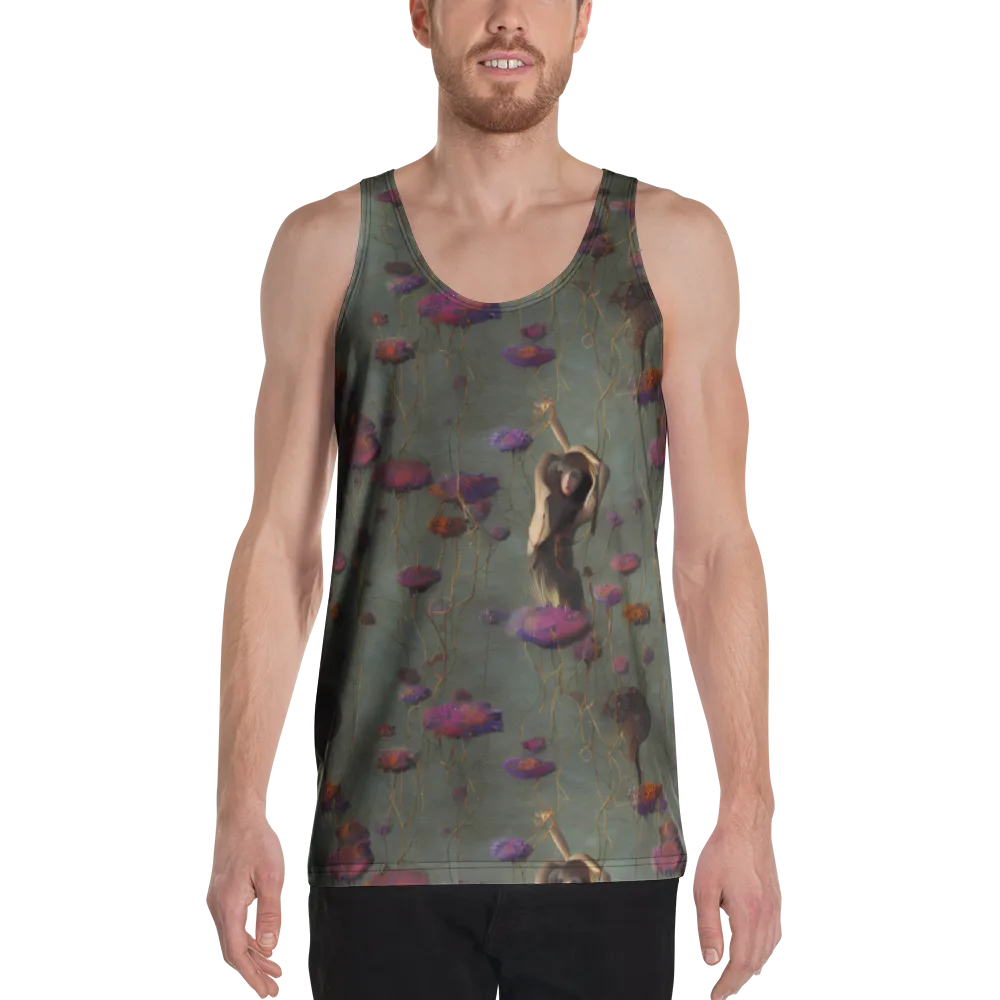 Ethereal Bloom on Men's Tank Top — Front