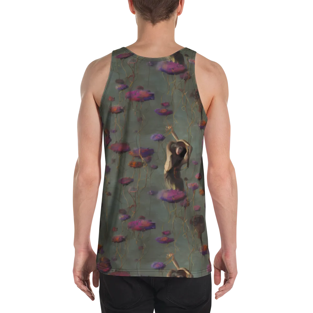 Ethereal Bloom on Men's Tank Top — Back