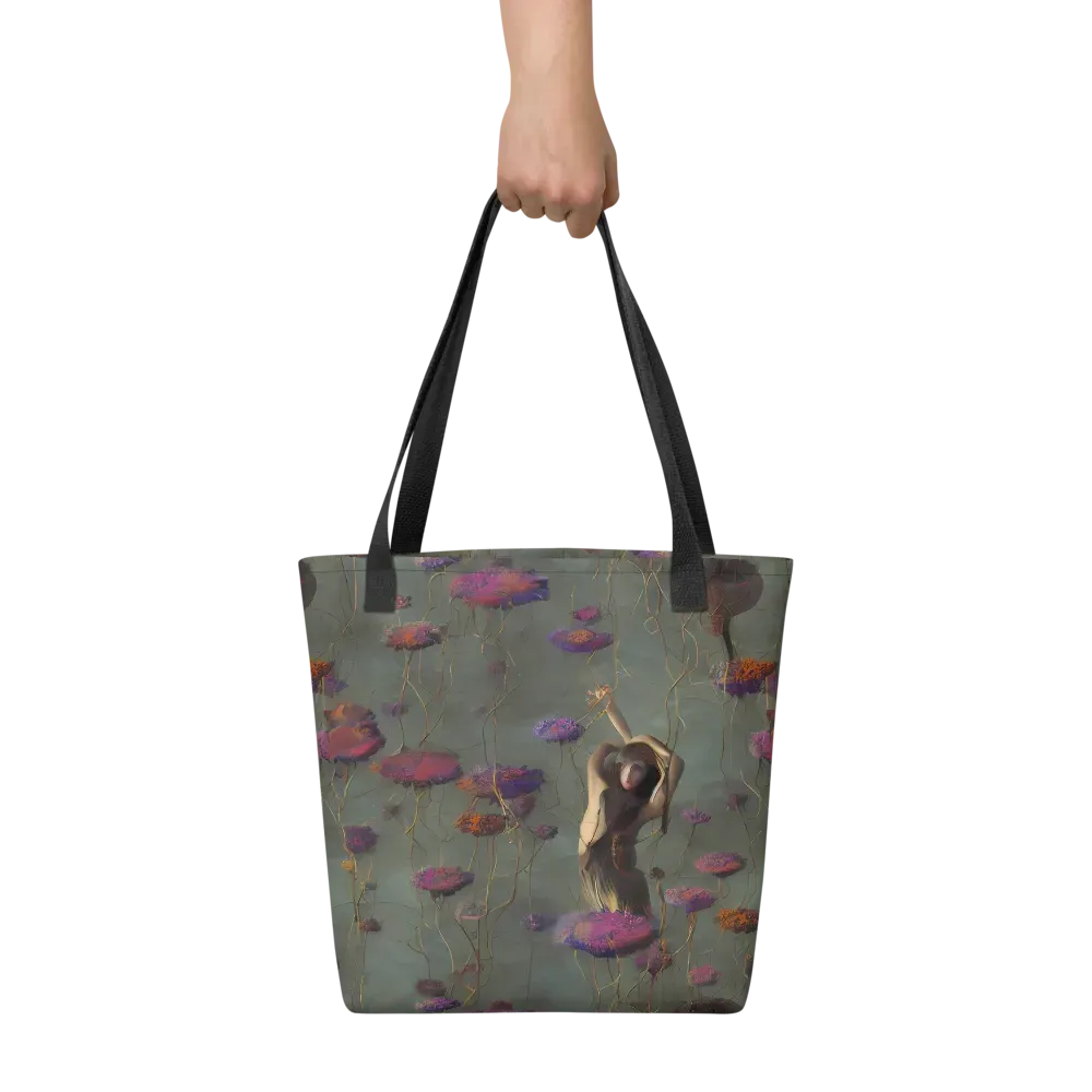 Ethereal Bloom on Tote Bag — Front