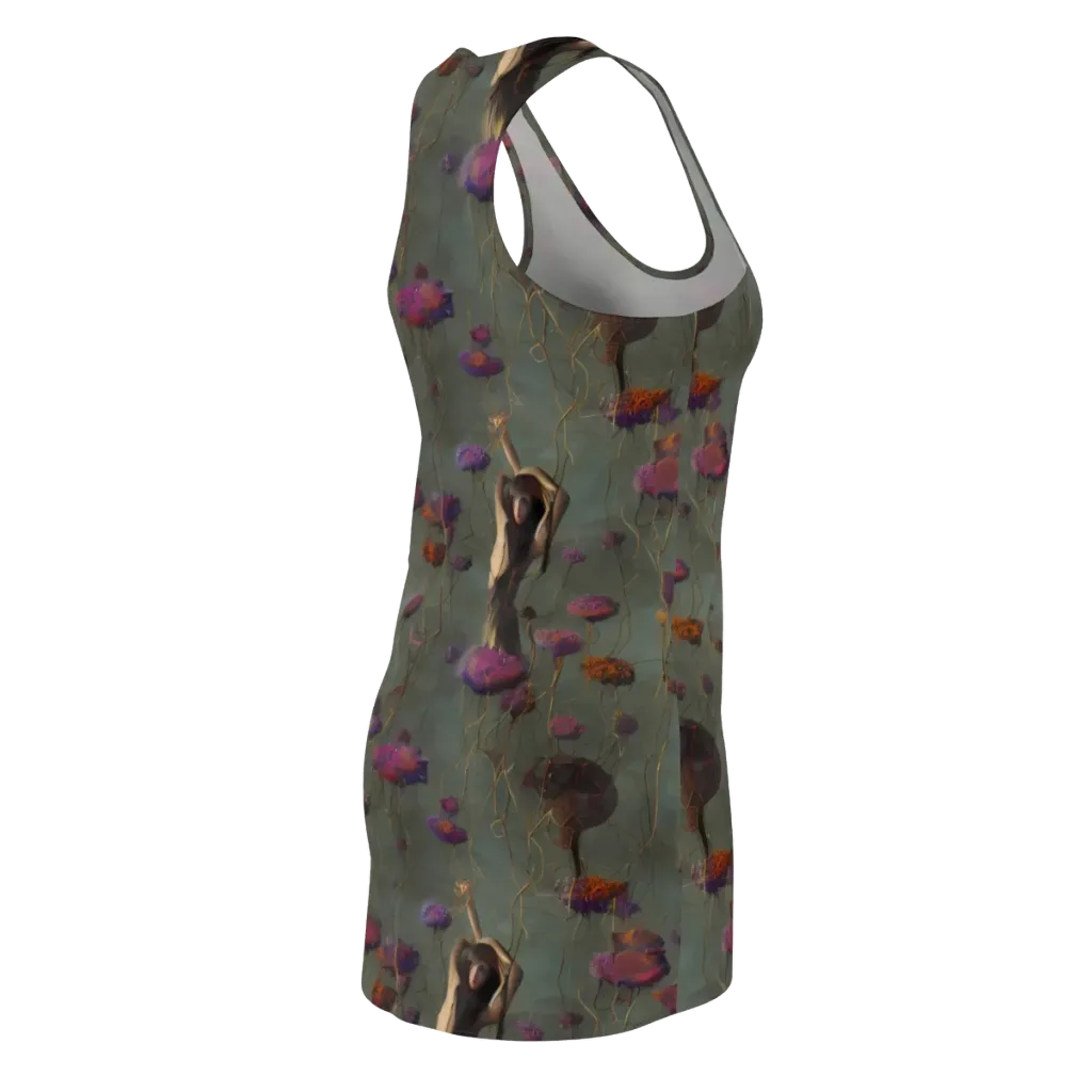 Ethereal Bloom on Racerback Dress — Back Side