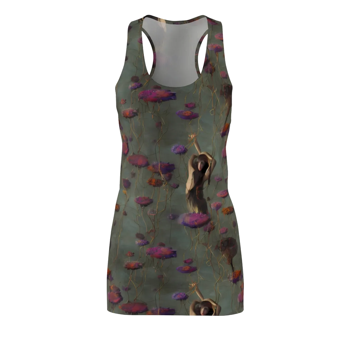 Ethereal Bloom on Racerback Dress — Front