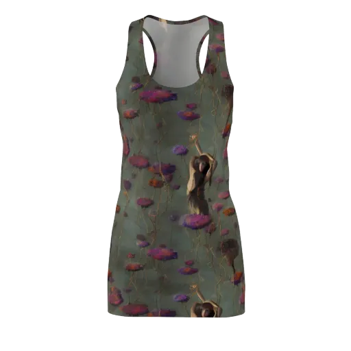 Ethereal Bloom on a Racerback Dress